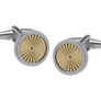 Sunburst Gold Cufflinks