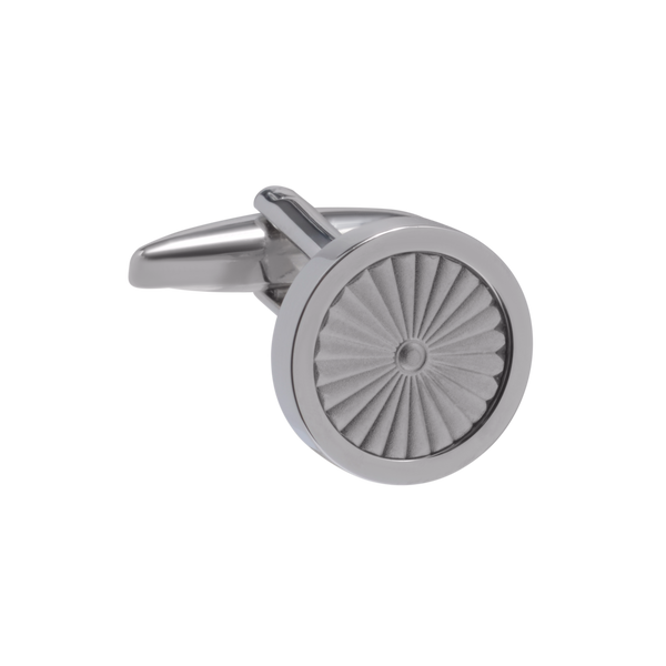 Sunburst Metal Cufflinks