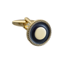 Ropesque Black and Gold Cufflinks