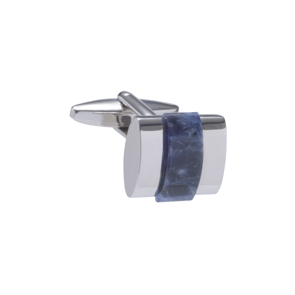 Band of Stone Sodalite Cufflinks