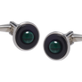 Saturn Sphere Malachite Cufflinks