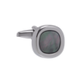 Squircle Smokey Mother of Pearl Cufflinks