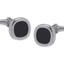 Squircle Onyx Cufflinks