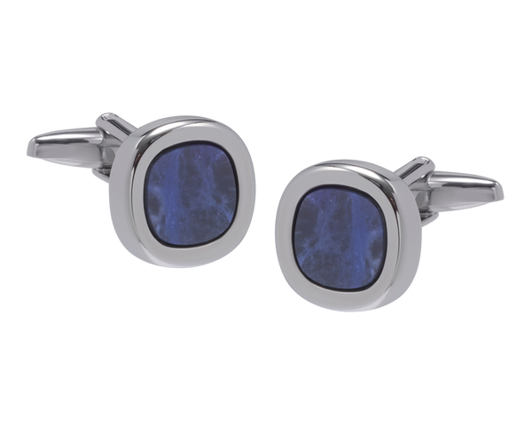 Squircle Sodalite Cufflinks