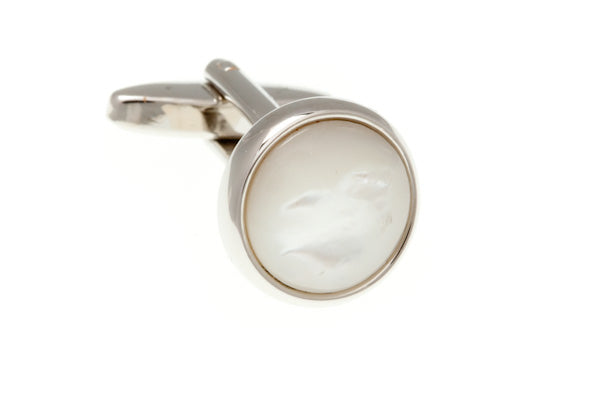 Fancy Satin Flower Stickpin & Cufflink Set