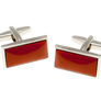 Oblong Red Jasper Cufflinks