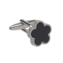 Pentamerous Flower Onyx Cufflinks