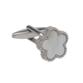 Pentamerous Flower Mother Of Pearl Cufflinks