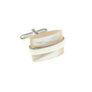 Saturn Mother Of Pearl .925 Sterling Silver Cufflinks by Elizabeth Parker England