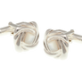 925 Sterling Silver Mother of Pearl Swirl Cufflinks