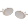 Timeless Classic Oval 925 Sterling Silver Mother of Pearl Cufflinks