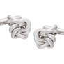 925 Sterling Silver Alternative Knot Cufflinks