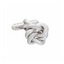 .925 Sterling SilverAlternative Knot Cufflink by Elizabeth Parker