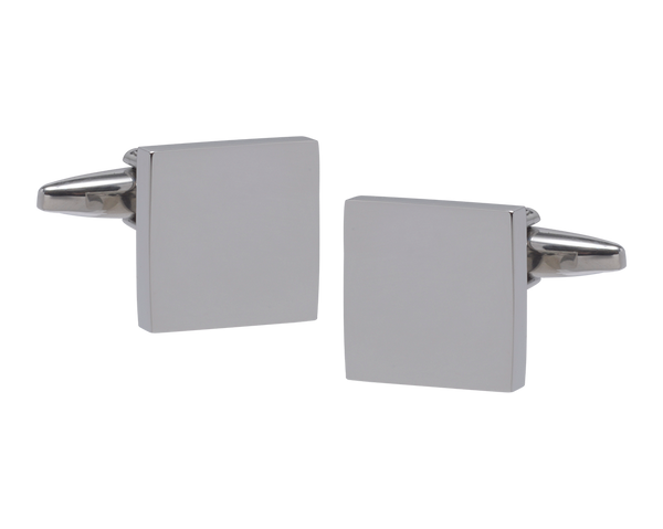 Personalised Stainless Steel Square Cufflinks