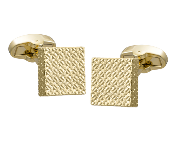 Lux Square Gold Cufflinks