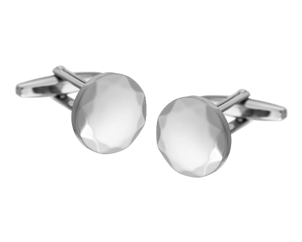 Prismatic Silver Cufflinks