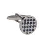 Blue Houndstooth Cufflinks