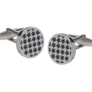 Blue Houndstooth Cufflinks