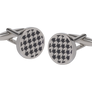 Black Houndstooth Cufflinks