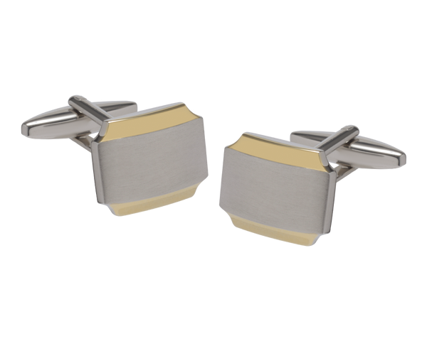 Double Plate Barrell Cufflinks