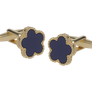 Pentamerous Flower Sodalite Cufflinks