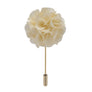 Fancy Satin Flower Gold Stickpin