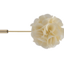 Fancy Satin Flower Gold Stickpin
