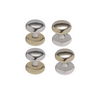 Reversible Silver & Gold Dress Studs