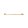 Two Round Balls Gold Plated Collar Tie Bar