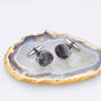Solar Textures Grey Cufflinks