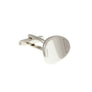 Abstract Oval Metal Cufflinks by Elizabeth Parker