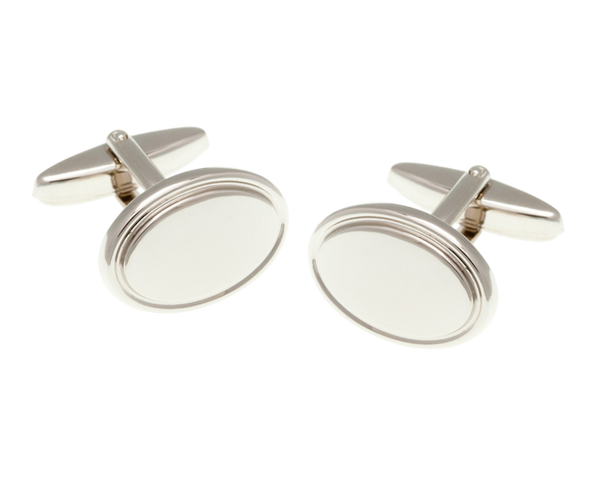 Oval Shaped Cufflinks