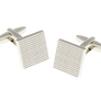 Textured Grid Design Cufflinks