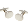 Brushed Oval Cufflinks
