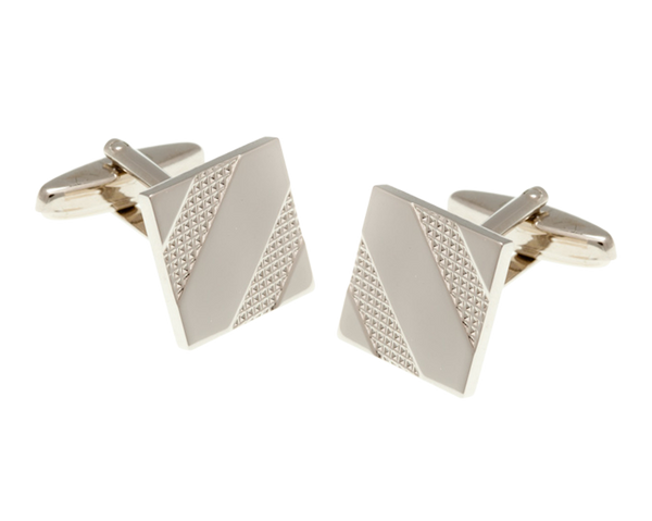 Square Tyre Track Cufflinks