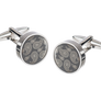 Paisley Gunmetal Cufflinks