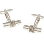 Rope Wrapped Tube Cufflinks