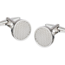 Metal Bumpy Textured Centre Cufflinks