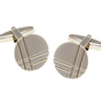 Crossed Lines Cufflinks