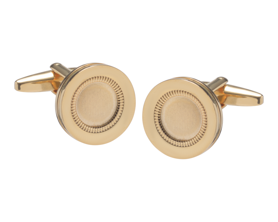 The Roulette Gold Cufflinks