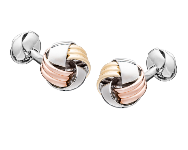 Whats Knot Mixed Metal Cufflinks