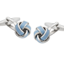Light Blue Knot Cufflinks