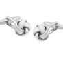 White Knot Cufflinks