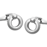Silver Endless Ring Cufflinks