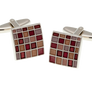 Blush Multi Square Cufflinks