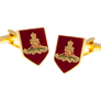 Artillery Style Shield Cufflinks