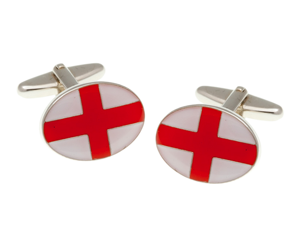 England St George Flag Cufflinks