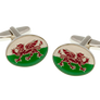 Welsh Red Dragon Flag Cufflinks