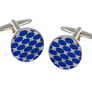 Blue Trellis Cufflinks