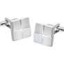 Metal Textured Foursquare Cufflinks